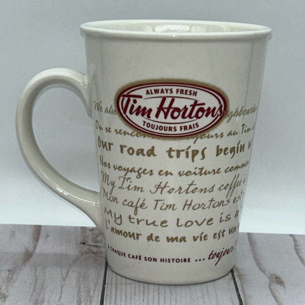 Tim Hortons Every Cup Tells A Story Limited Edition #009 Coffee Mug